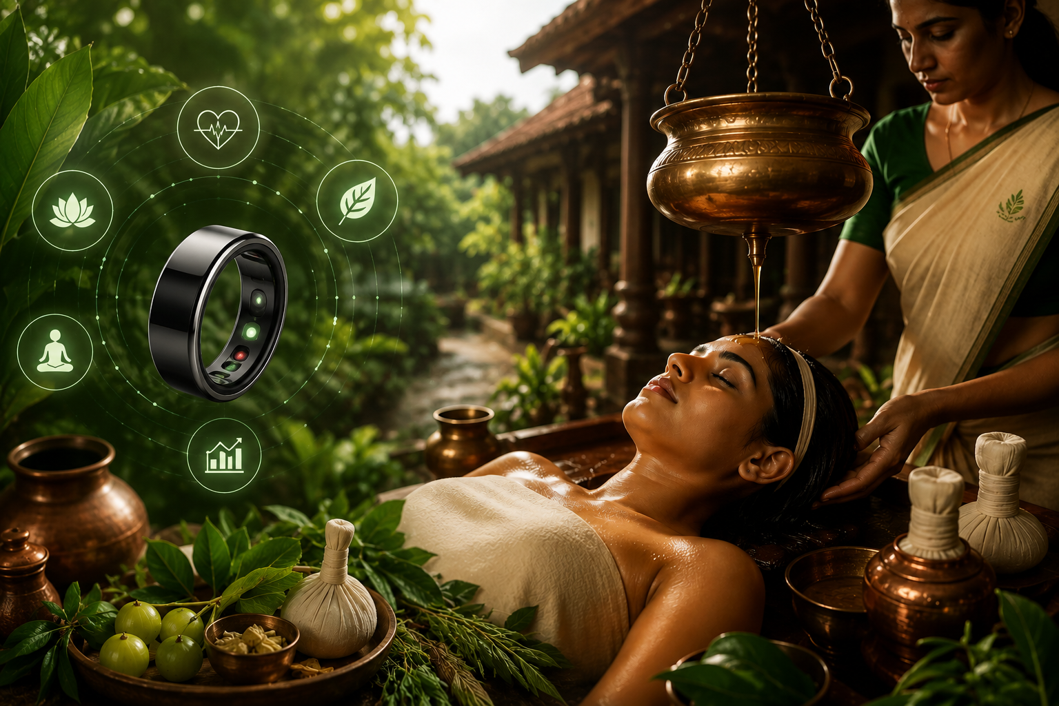 Wearable Health Monitoring + Panchakarma: The Future of Preventive Ayurvedic Care